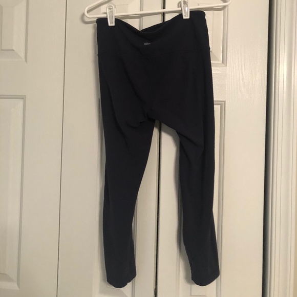Athleta Navy 3/4 Women's Athletic Leggings (Size Small) GOOD CONDITION - Picture 2 of 6